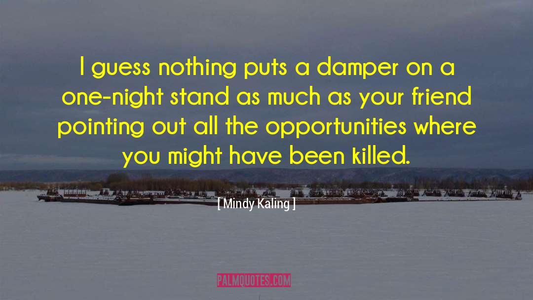 One Night Stand quotes by Mindy Kaling