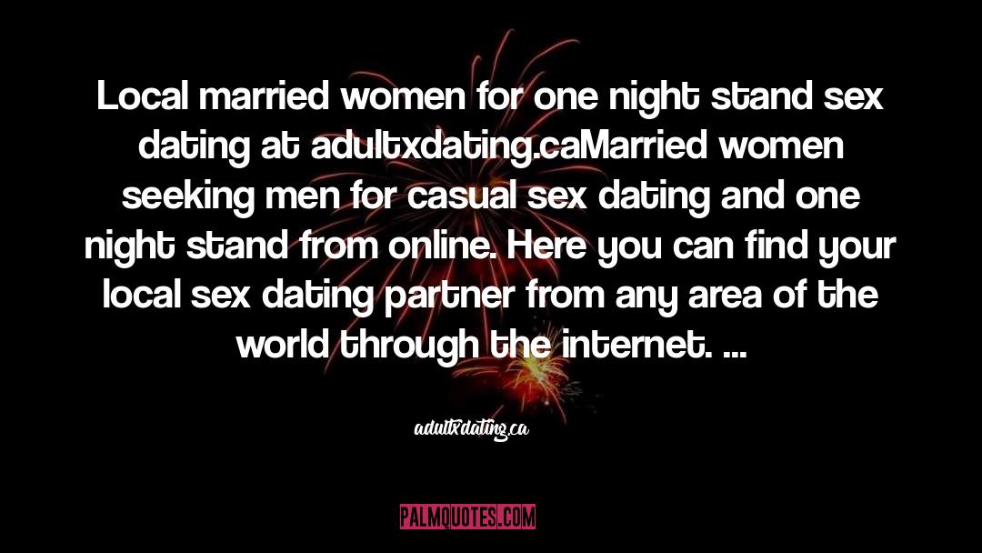 One Night Stand quotes by Adultxdating.ca