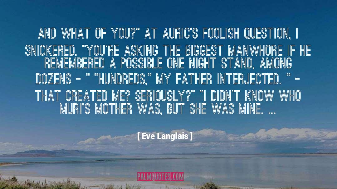 One Night Stand quotes by Eve Langlais
