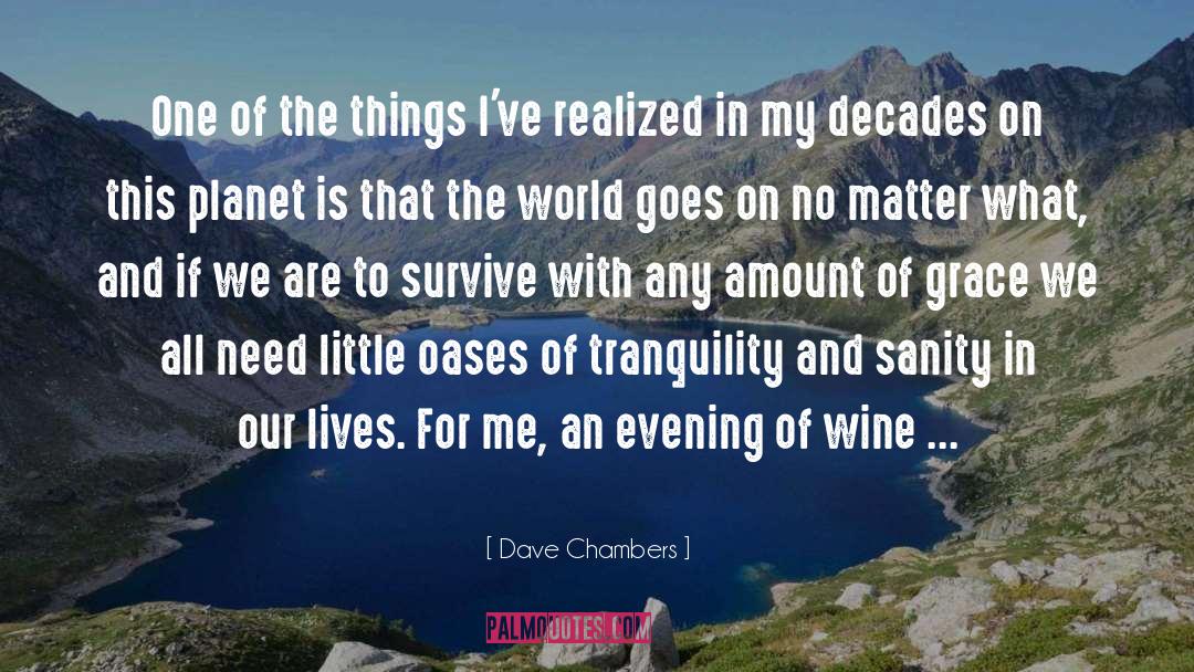 One Planet Earth quotes by Dave Chambers