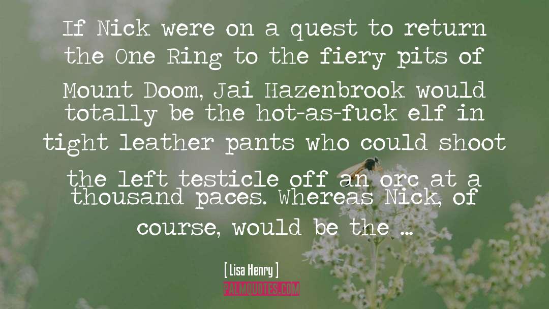 One Ring quotes by Lisa Henry