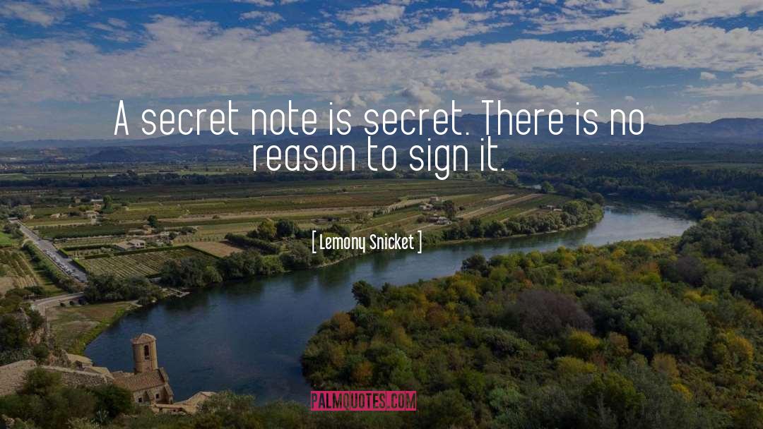 One Secrets quotes by Lemony Snicket