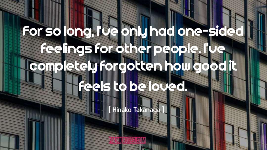 One Sided quotes by Hinako Takanaga