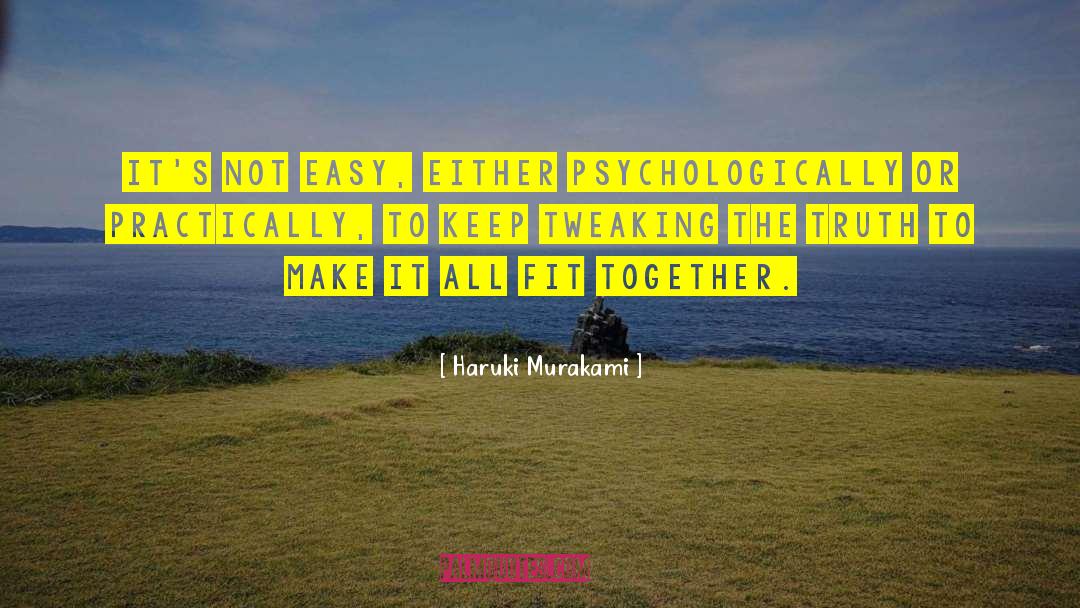 One Size Fit All quotes by Haruki Murakami