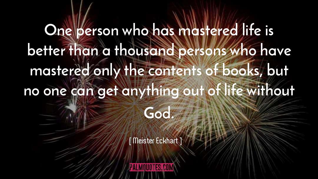 One Thousand Gifts quotes by Meister Eckhart