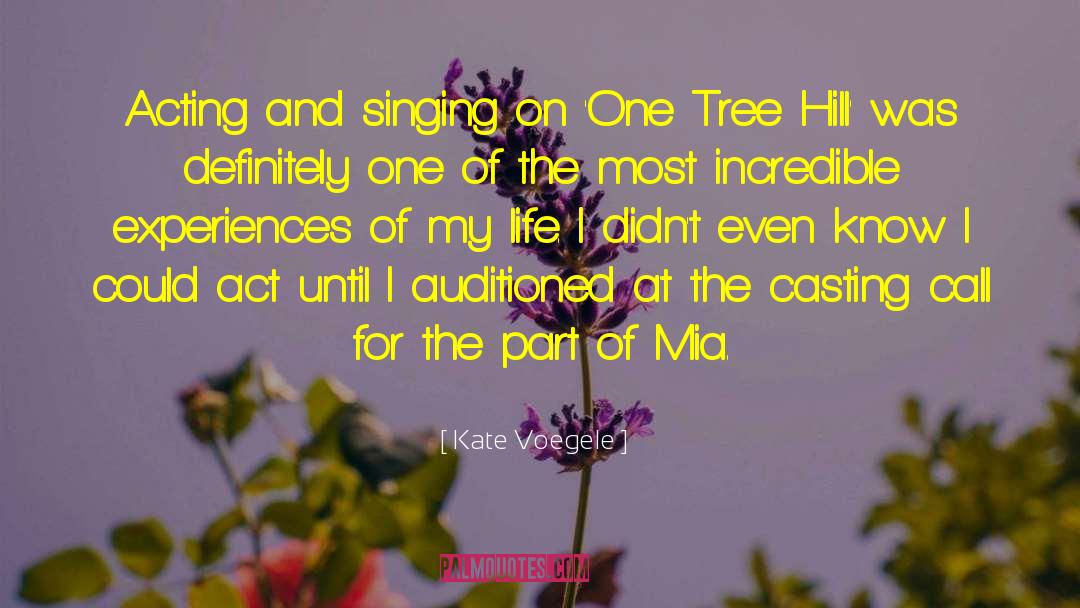 One Tree Hill Memorable quotes by Kate Voegele