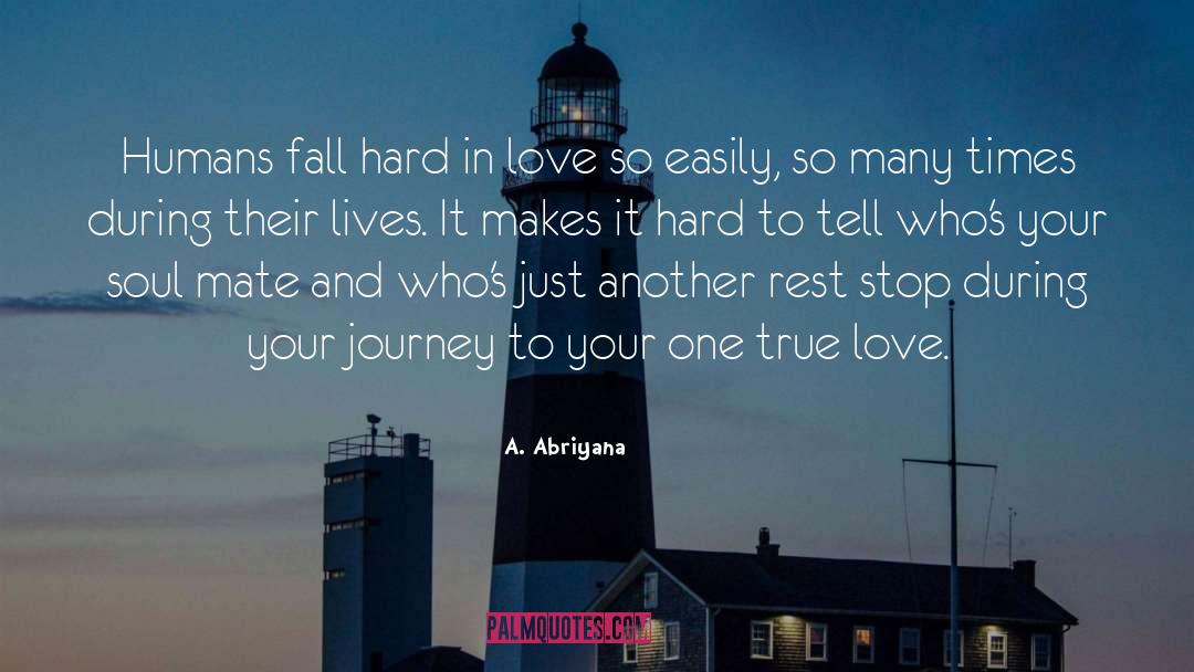 One True Love quotes by A. Abriyana