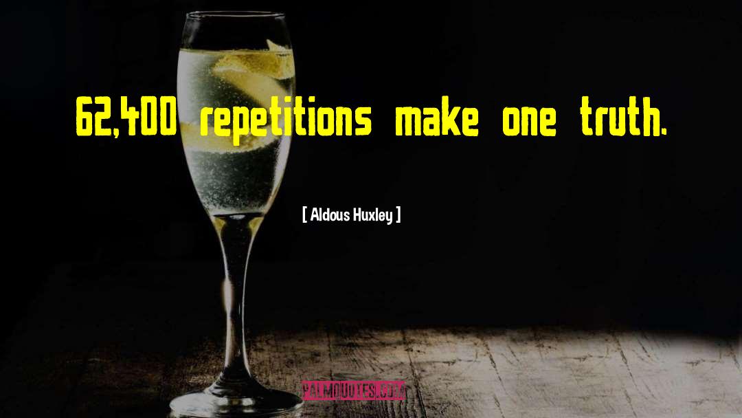 One Truth quotes by Aldous Huxley