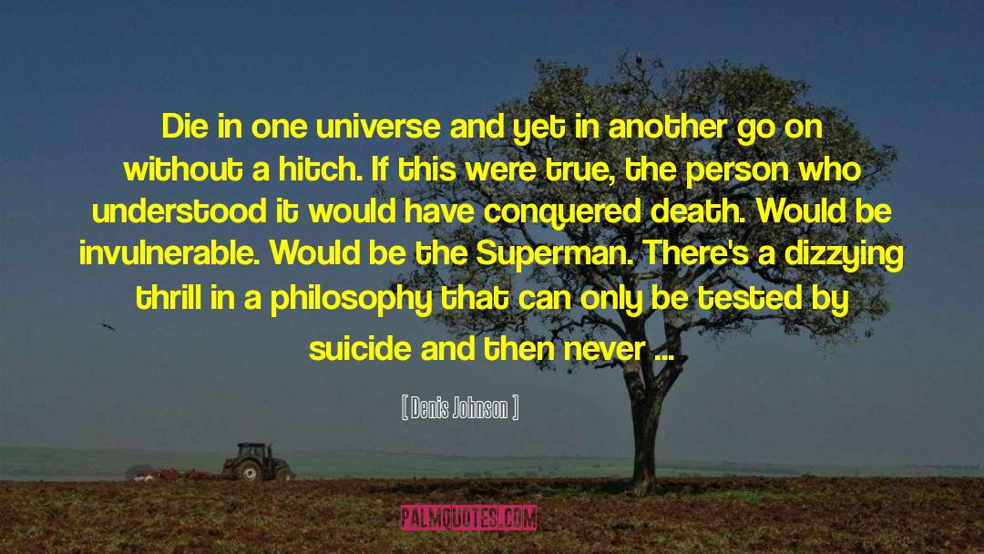 One Universe quotes by Denis Johnson