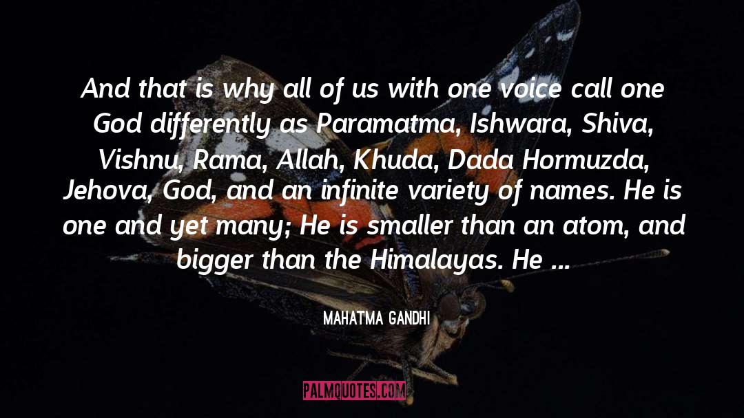 One Voice quotes by Mahatma Gandhi
