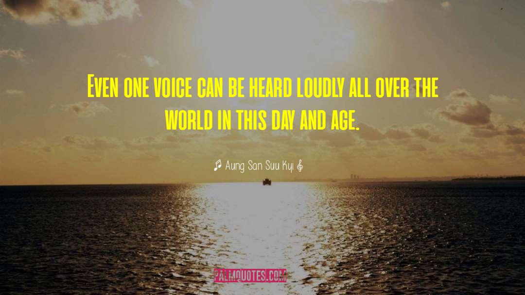 One Voice quotes by Aung San Suu Kyi