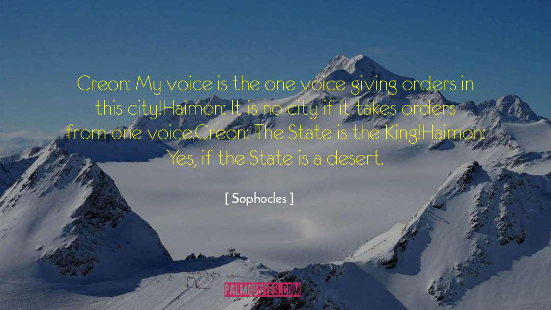 One Voice quotes by Sophocles
