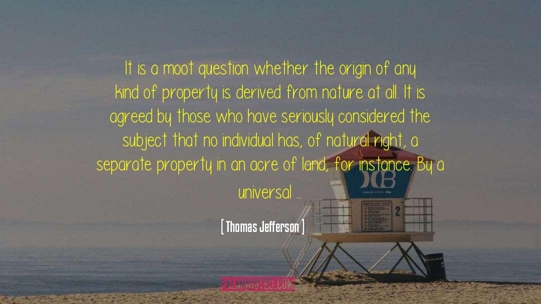 One With Nature quotes by Thomas Jefferson