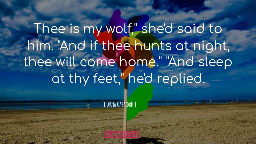 One Wolf quotes by Diana Gabaldon