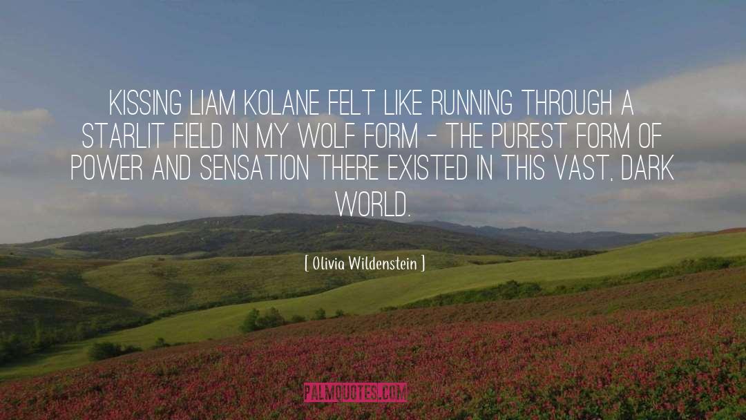 One Wolf quotes by Olivia Wildenstein
