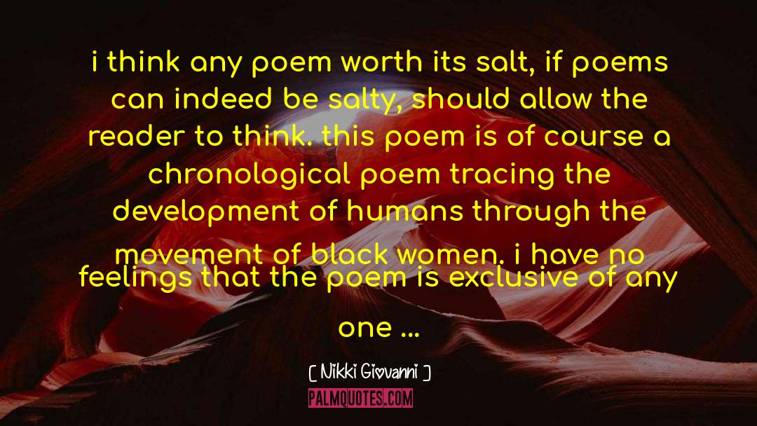 One Woman S Opinion quotes by Nikki Giovanni