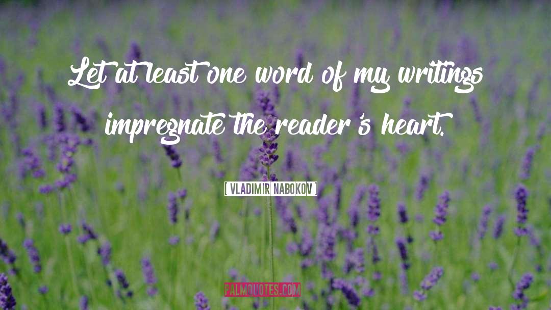 One Word quotes by Vladimir Nabokov