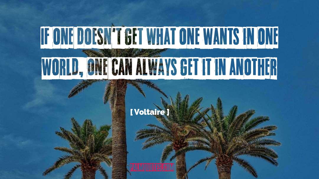 One World quotes by Voltaire