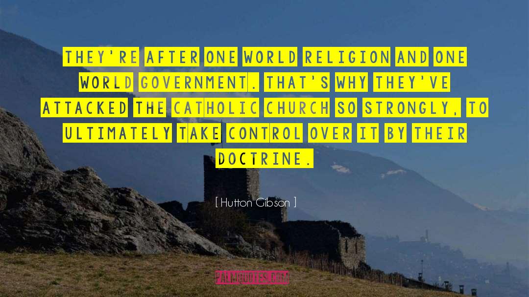 One World Religion quotes by Hutton Gibson