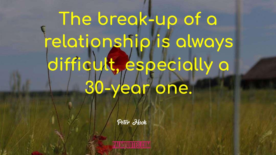 One Year Relationship Love quotes by Peter Hook