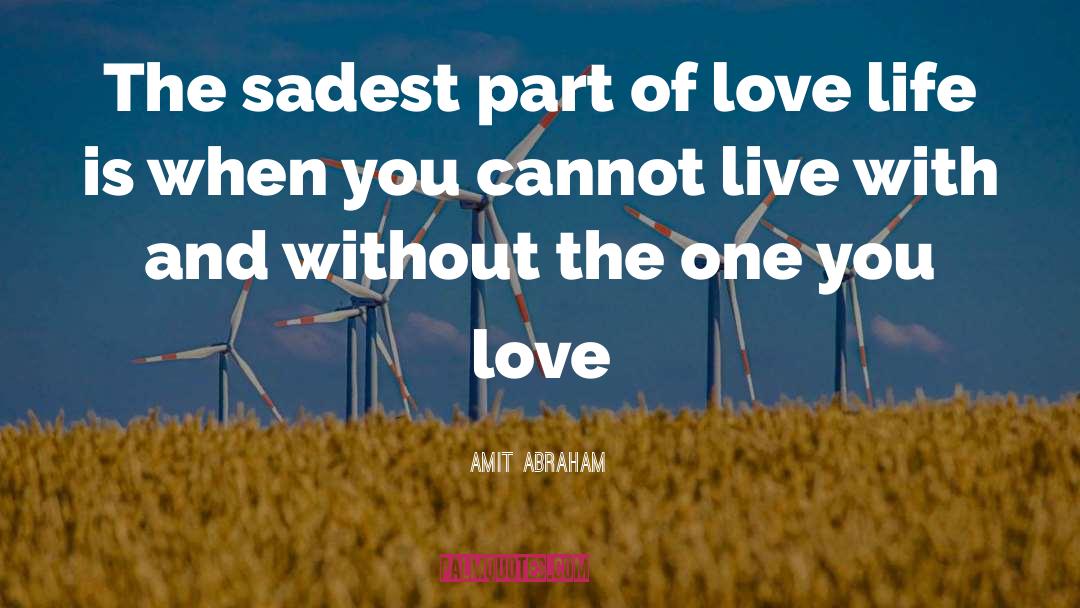 One You Love quotes by Amit Abraham