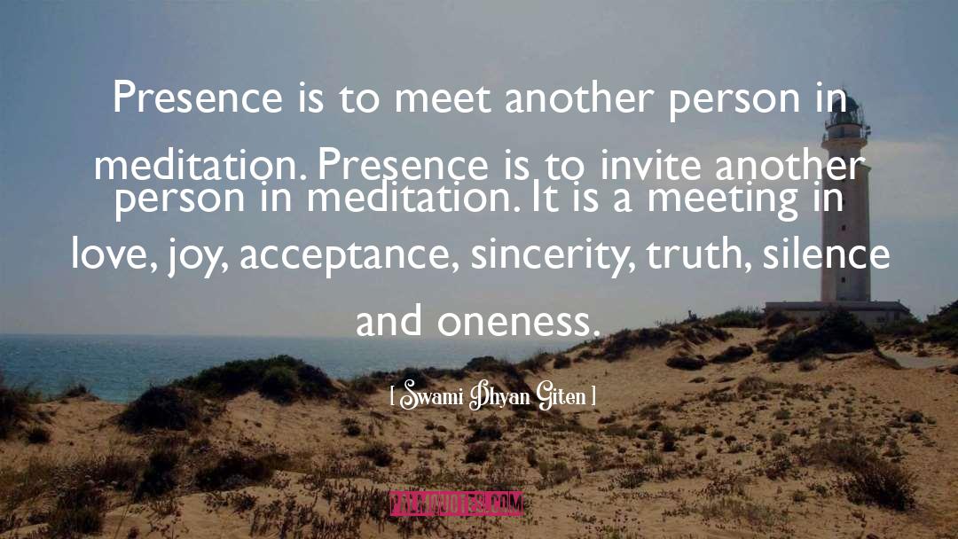 Oneness Awareness quotes by Swami Dhyan Giten