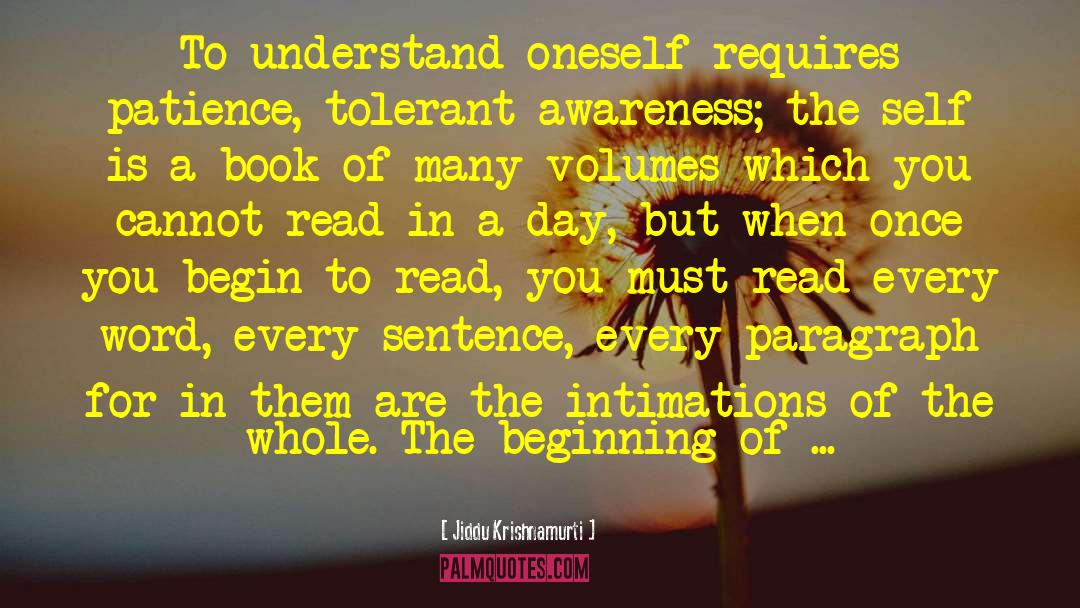 Oneness Awareness quotes by Jiddu Krishnamurti