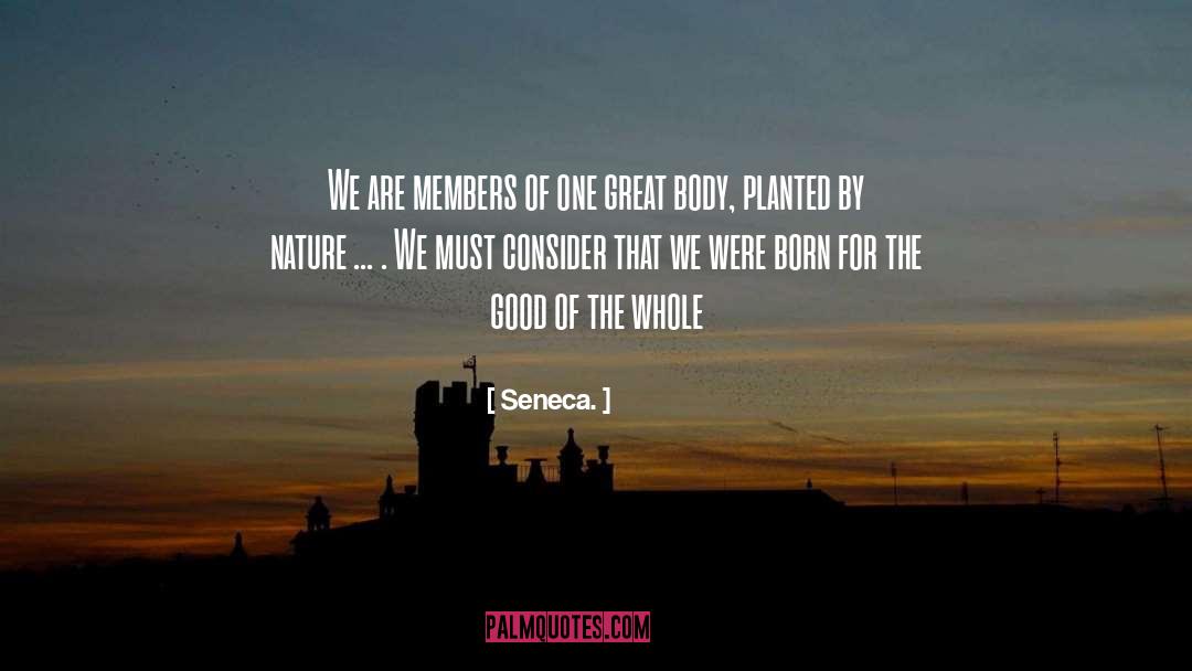 Oneness quotes by Seneca.