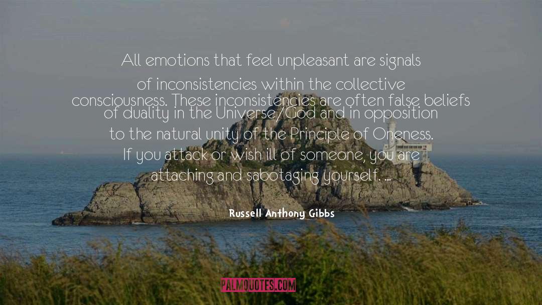 Oneness quotes by Russell Anthony Gibbs