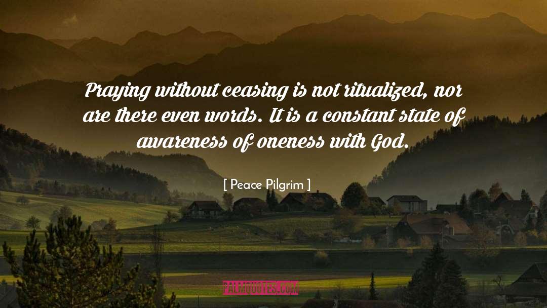 Oneness With God quotes by Peace Pilgrim