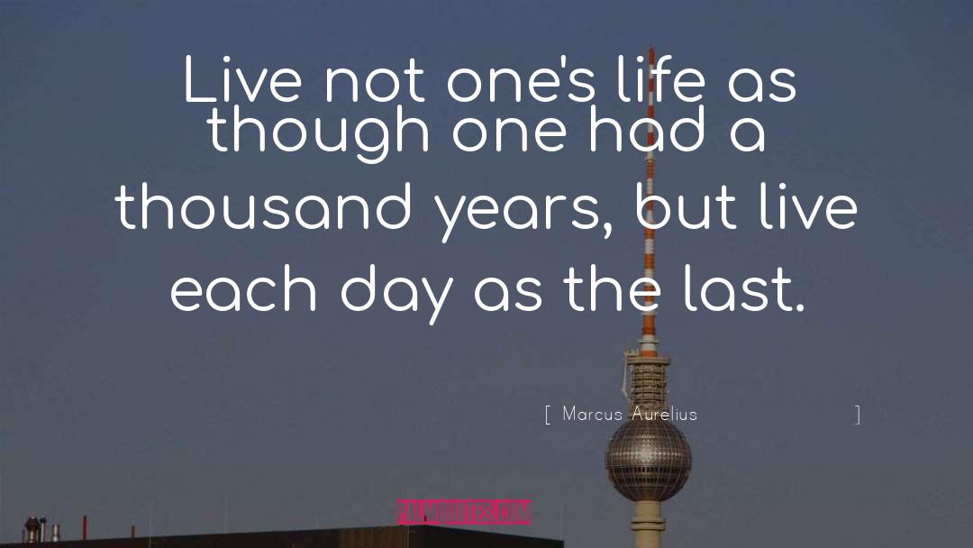 Ones Life quotes by Marcus Aurelius