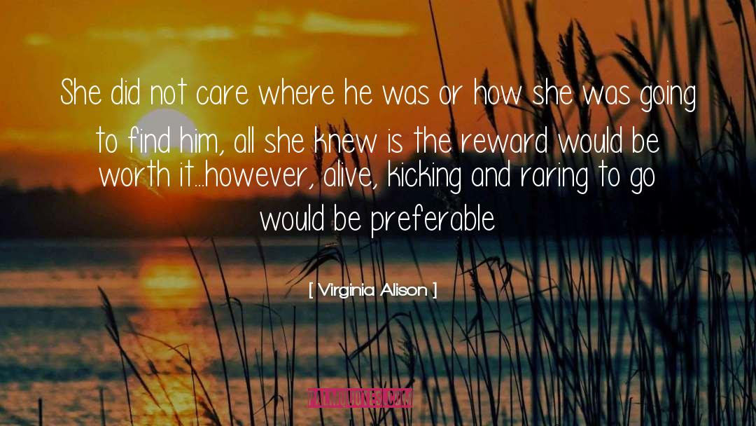 Ones Worth quotes by Virginia Alison