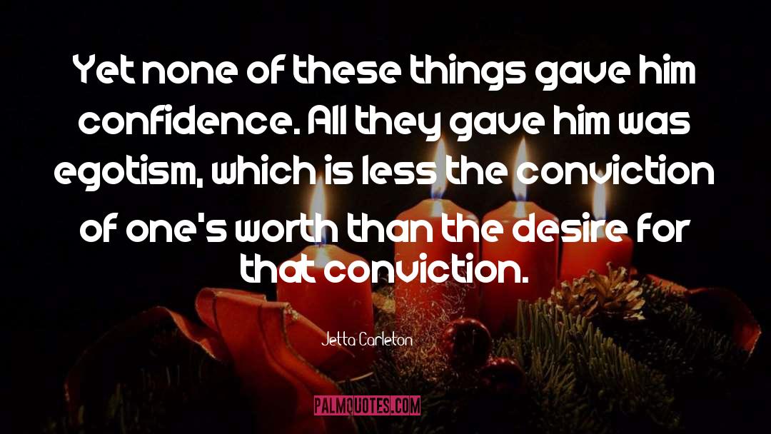 Ones Worth quotes by Jetta Carleton