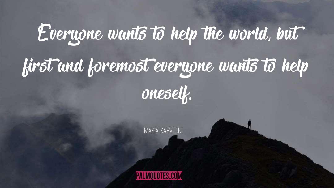 Oneself quotes by Maria Karvouni