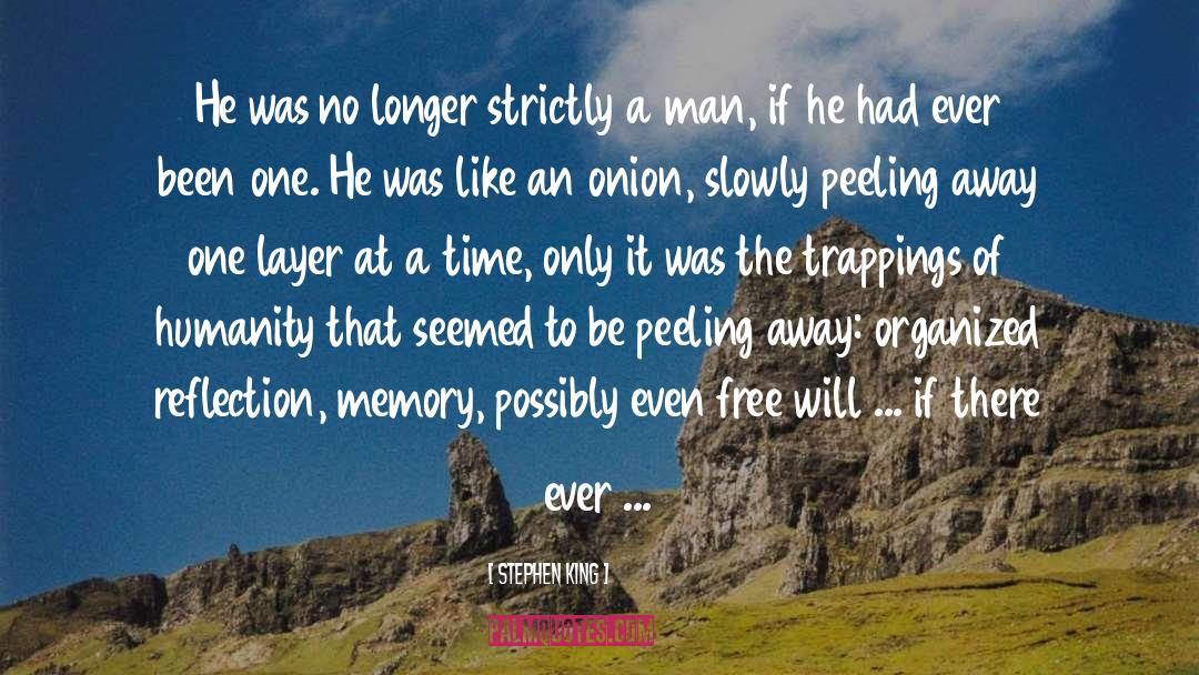 Onion Skinning quotes by Stephen King