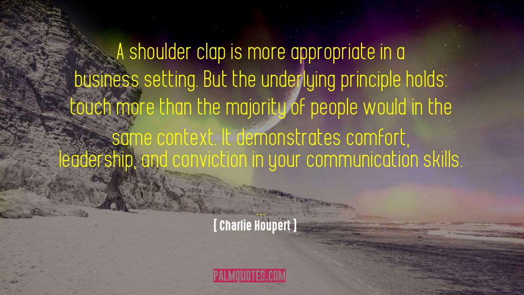 Online Communication quotes by Charlie Houpert