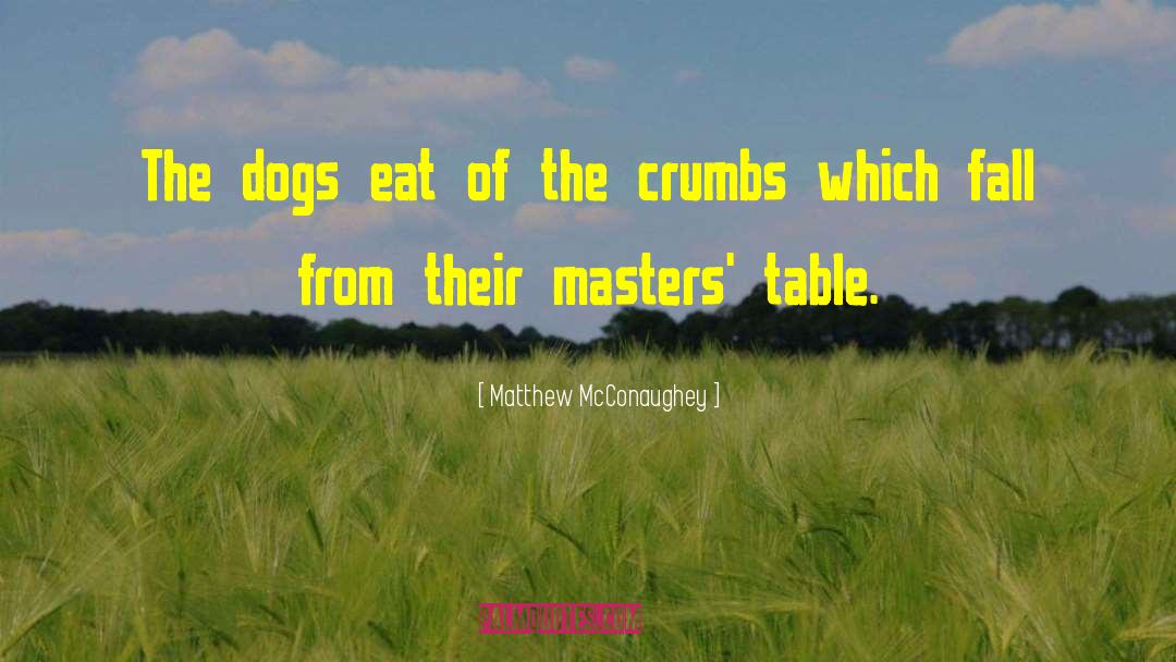 Online Dog Fooe quotes by Matthew McConaughey