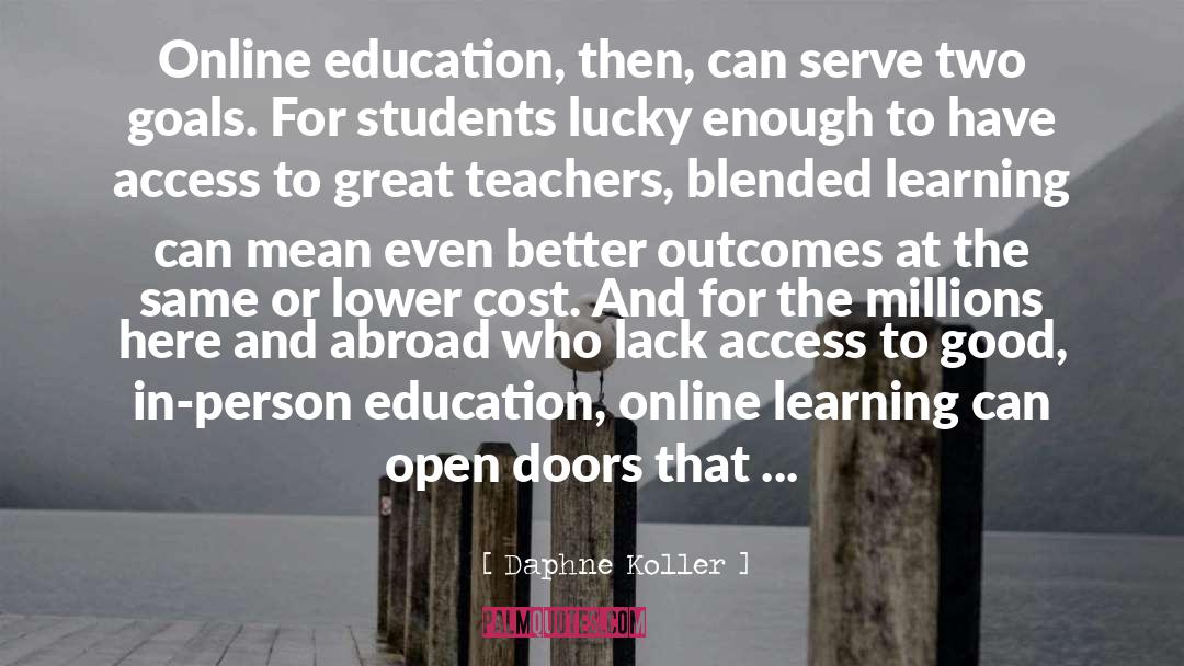 Online Education quotes by Daphne Koller