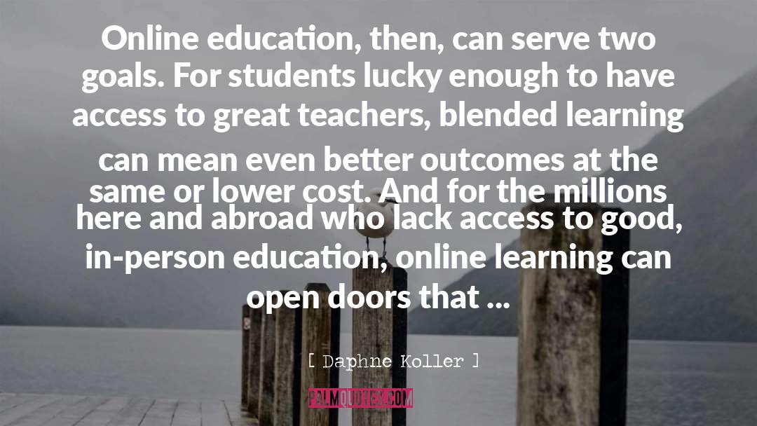 Online Learning quotes by Daphne Koller