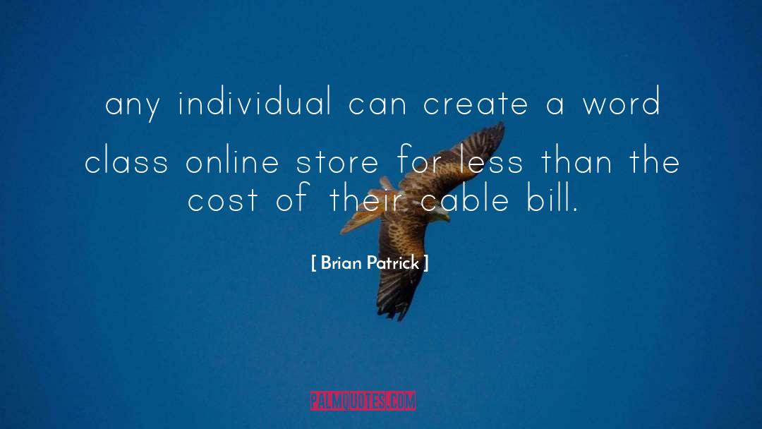 Online quotes by Brian Patrick