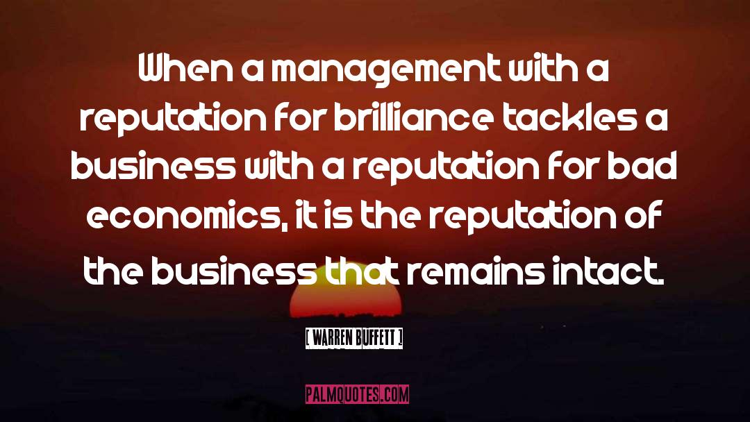 Online Reputation Management quotes by Warren Buffett