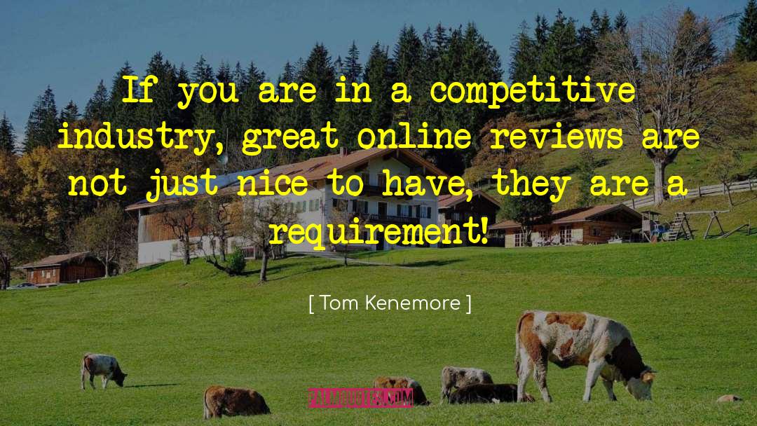 Online Reputation Management quotes by Tom Kenemore