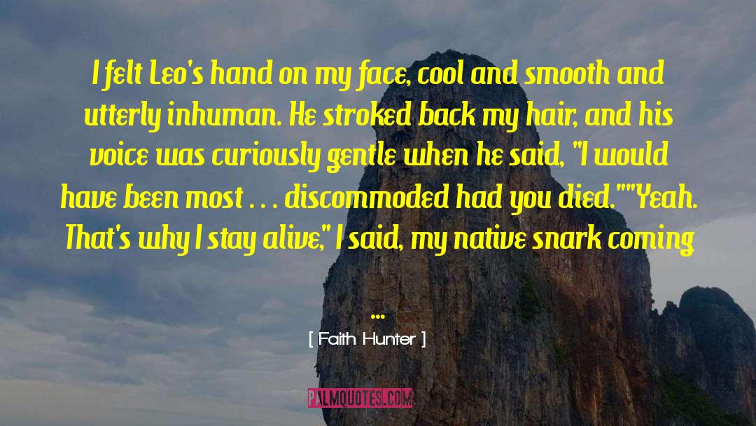 Online Typing quotes by Faith Hunter