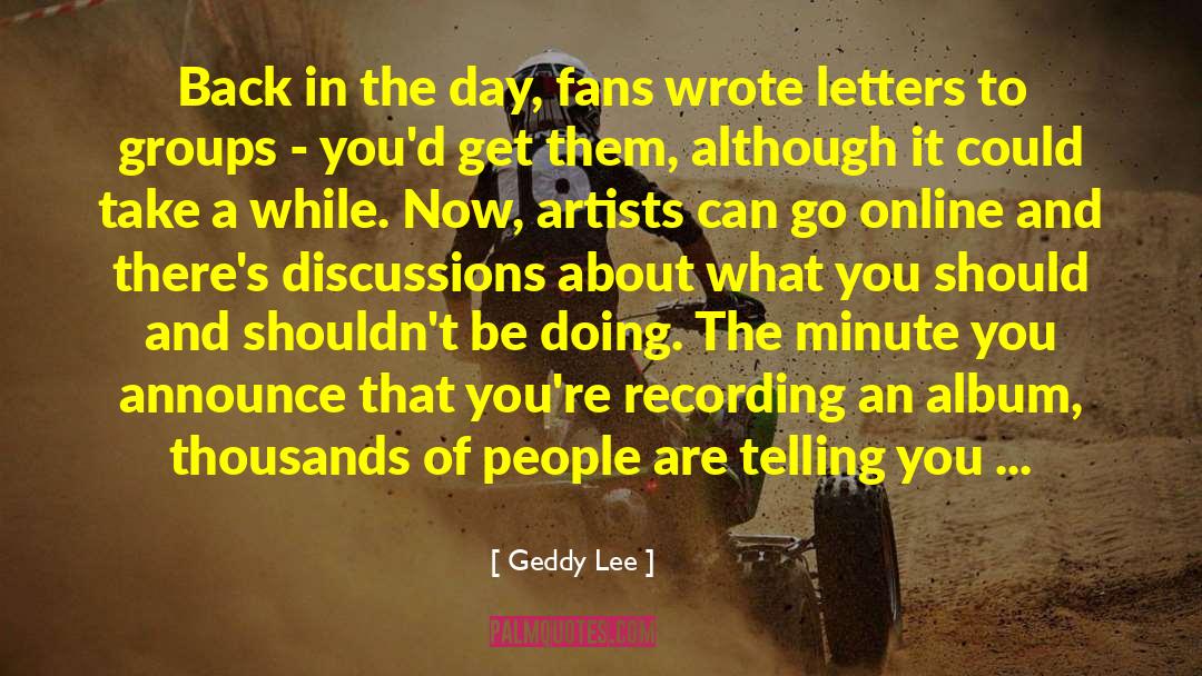 Online Vehicle quotes by Geddy Lee