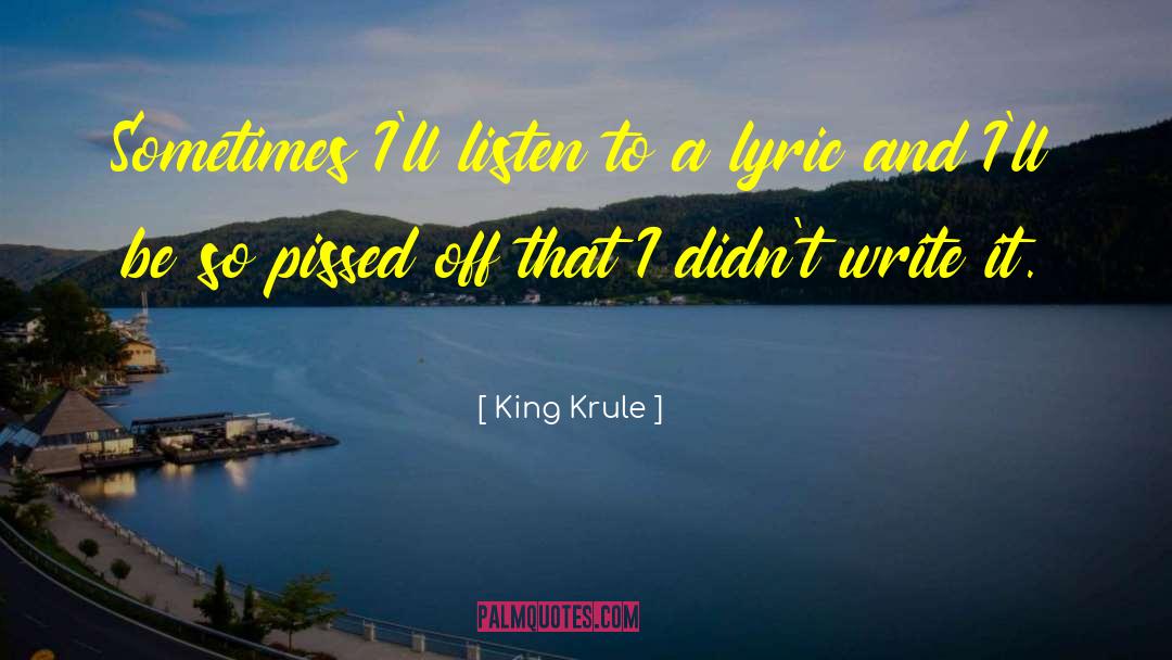 Online Writing quotes by King Krule