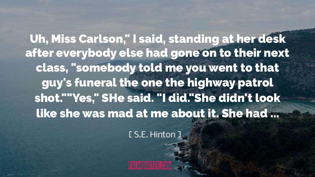 Only Good Friend quotes by S.E. Hinton