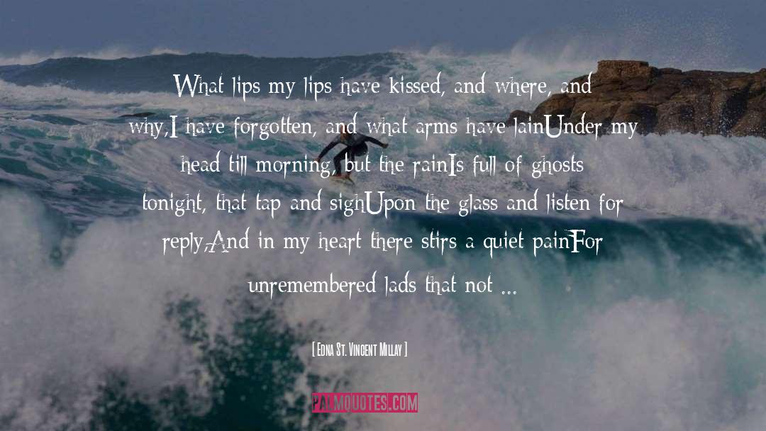 Only My Heart Knows quotes by Edna St. Vincent Millay
