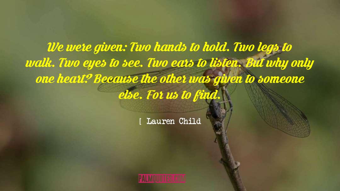 Only One Heart quotes by Lauren Child