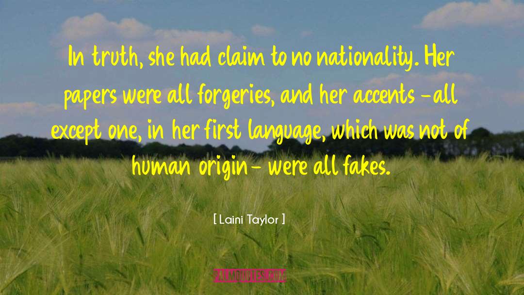 Only One Truth quotes by Laini Taylor