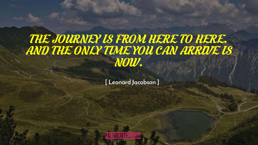 Only Time quotes by Leonard Jacobson